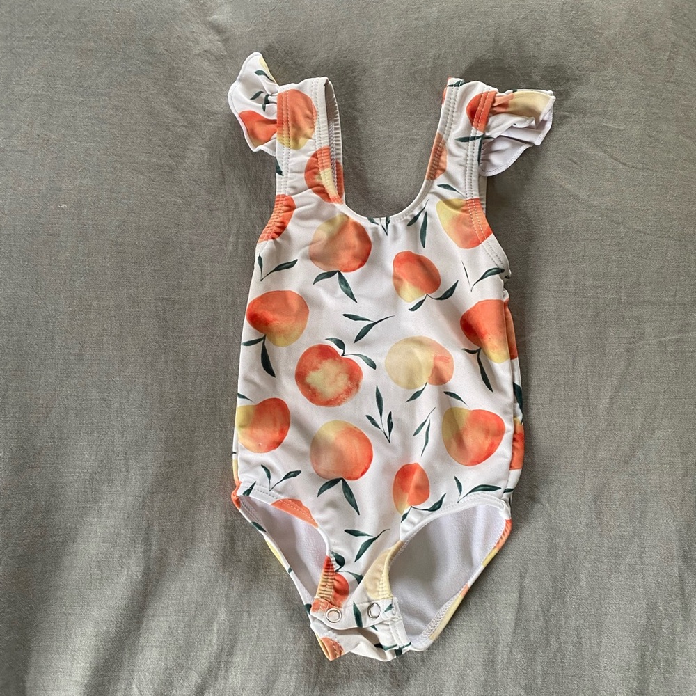 Current Tyed Peach Swimsuit (0-6 months)
